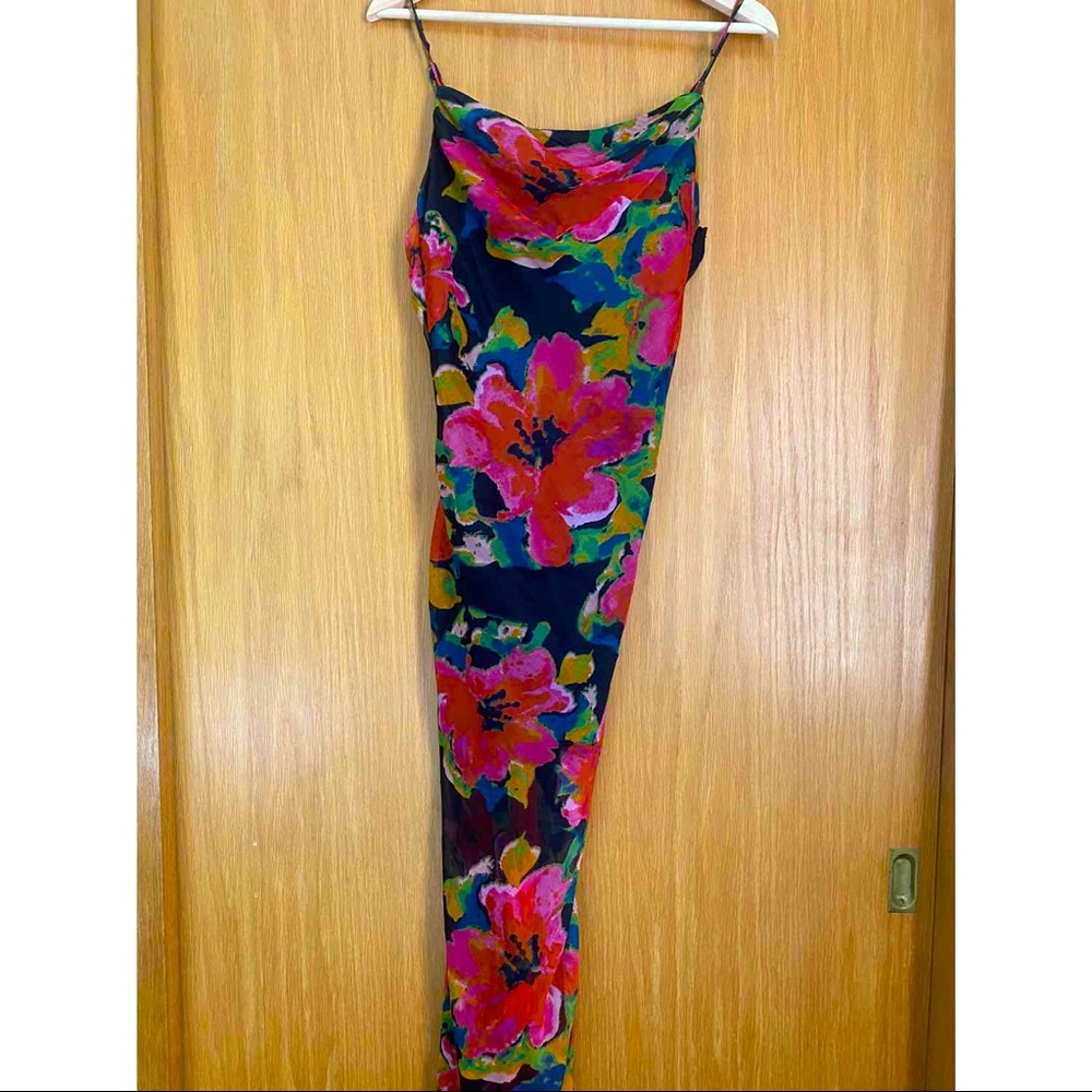 Long floral dress